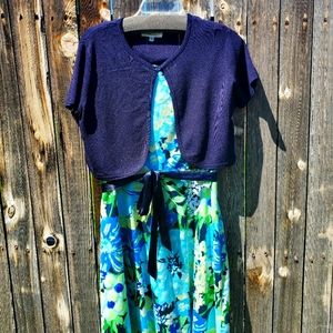 Petite Women's Floral Print Summer dress
